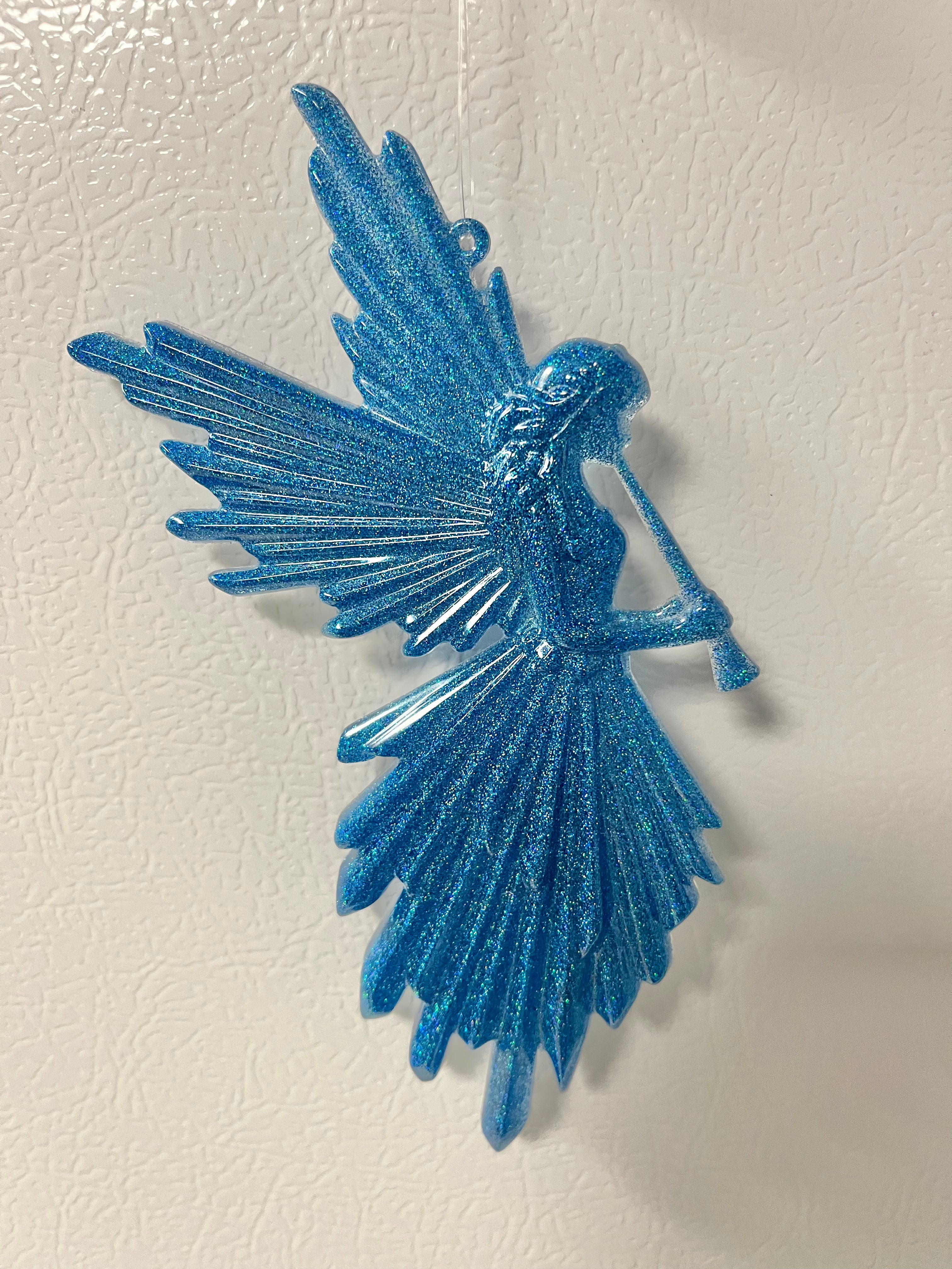 Blue turquoise angel