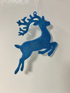 Blue turquoise reindeer #1