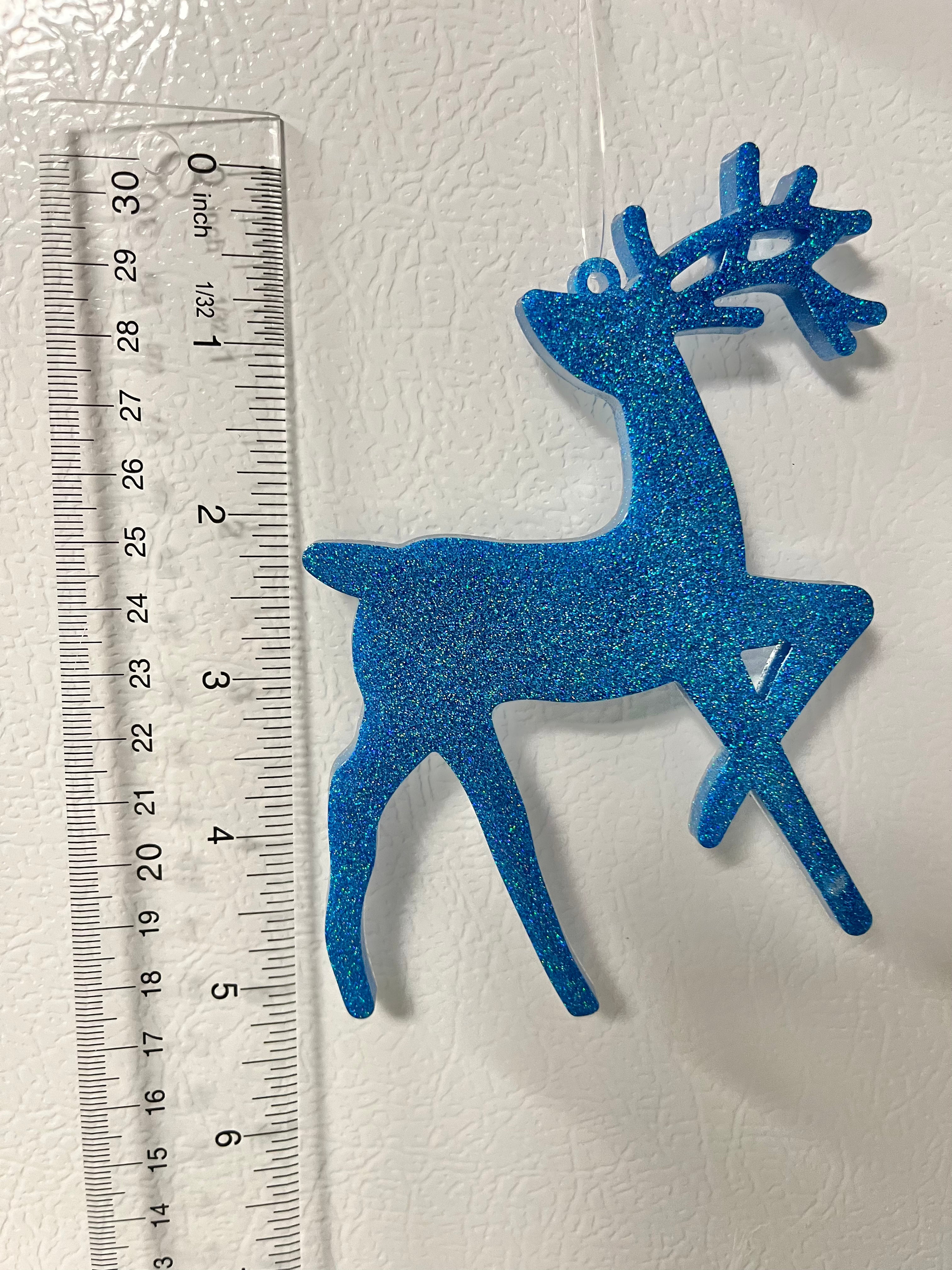 Blue turquoise reindeer #5