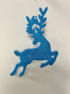 Blue turquoise reindeer #4