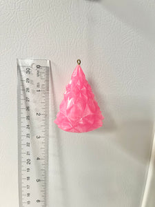 Pink Christmas tree ornament