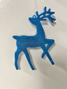 Blue turquoise reindeer #5