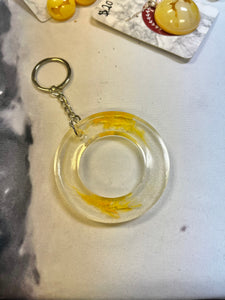 Yellow keychain