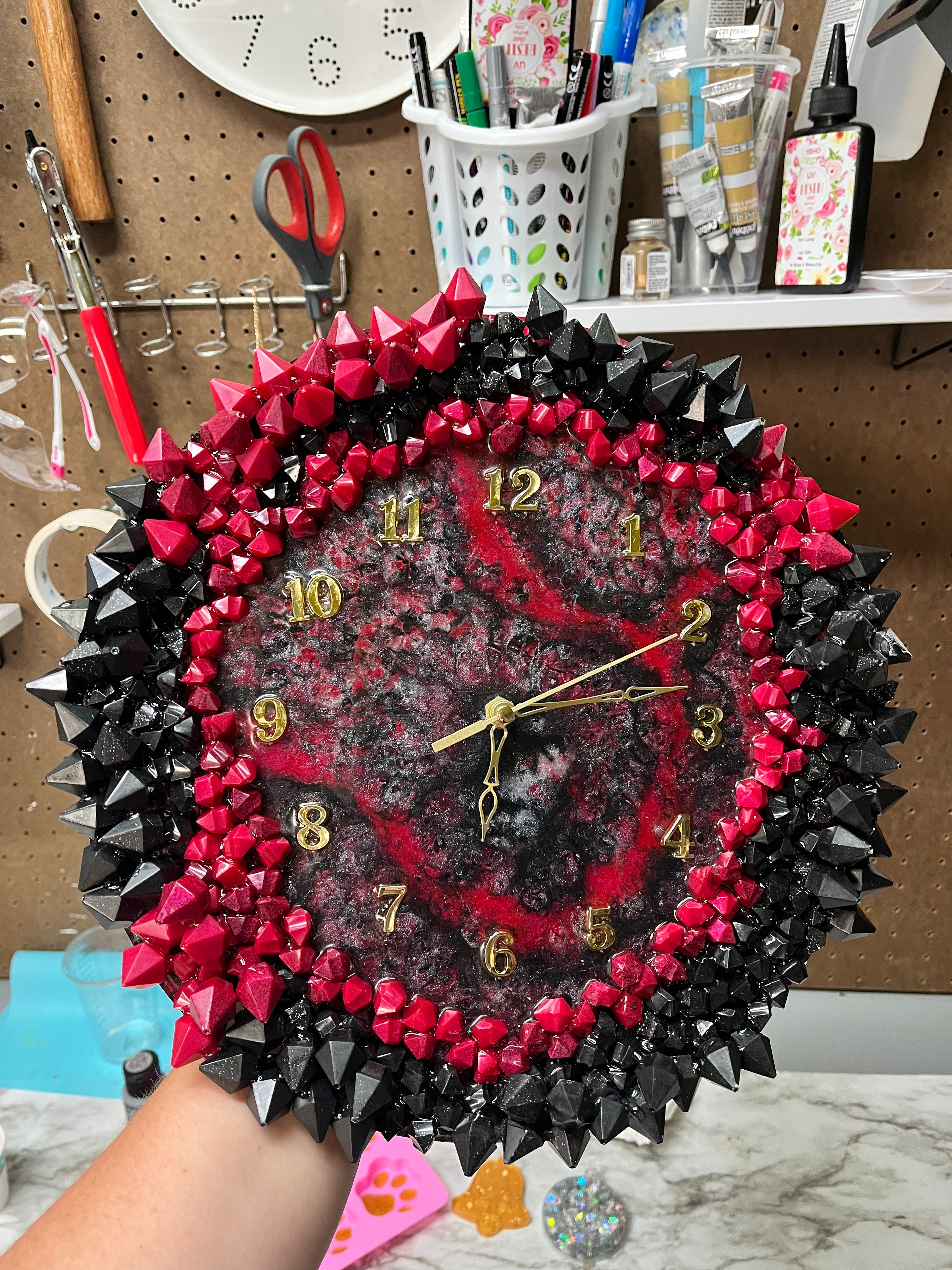 Upside Down Gate Clock