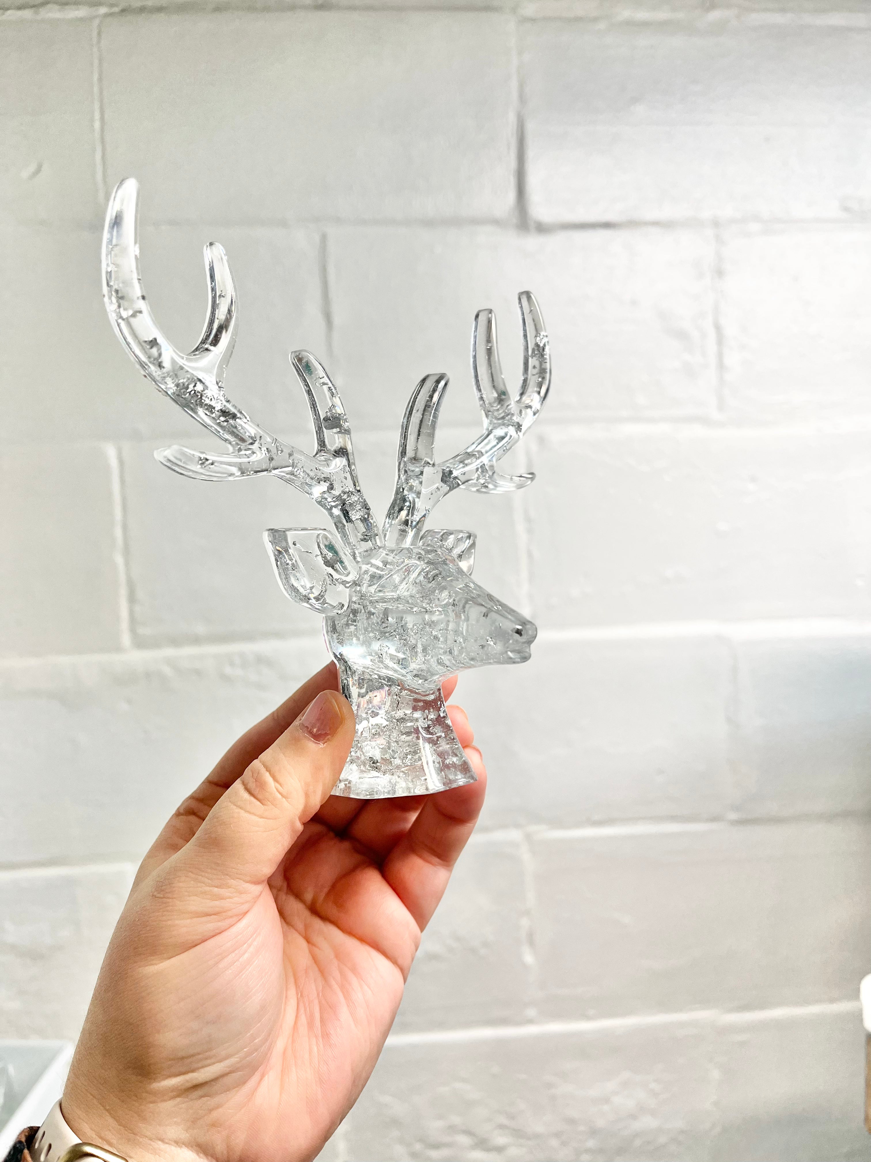 Silver foil reindeer